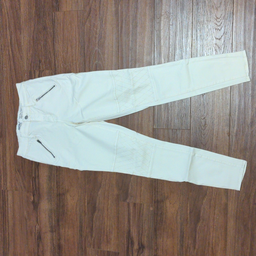 Mossimo Denim Target White High Waisted Rise Skinny Jeans
